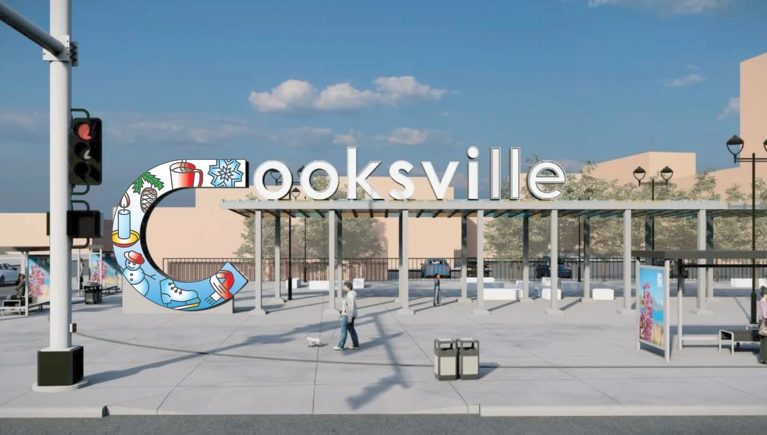 The new Cooksville sign unveiling happens Monday, February 21st, 2022