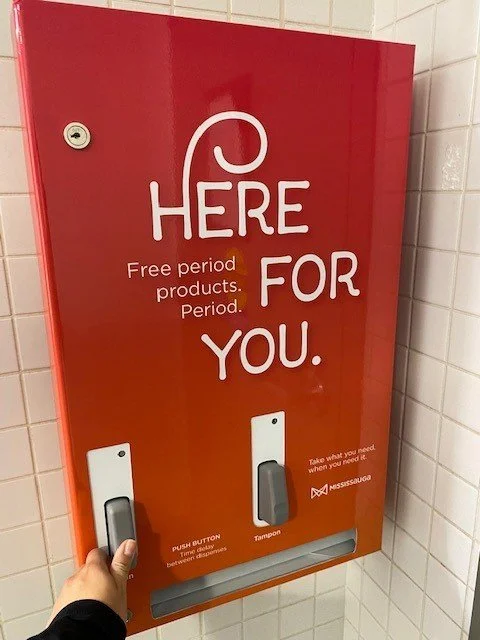 Free Menstrual Products Now Available at City of Mississauga Facilities