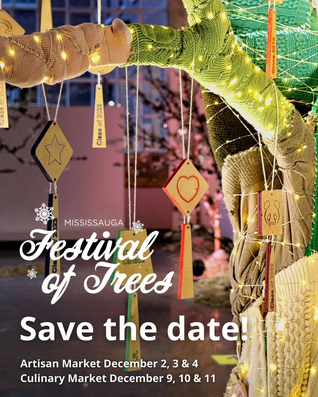 Learn about the  2022 Mississauga Festival of Trees
