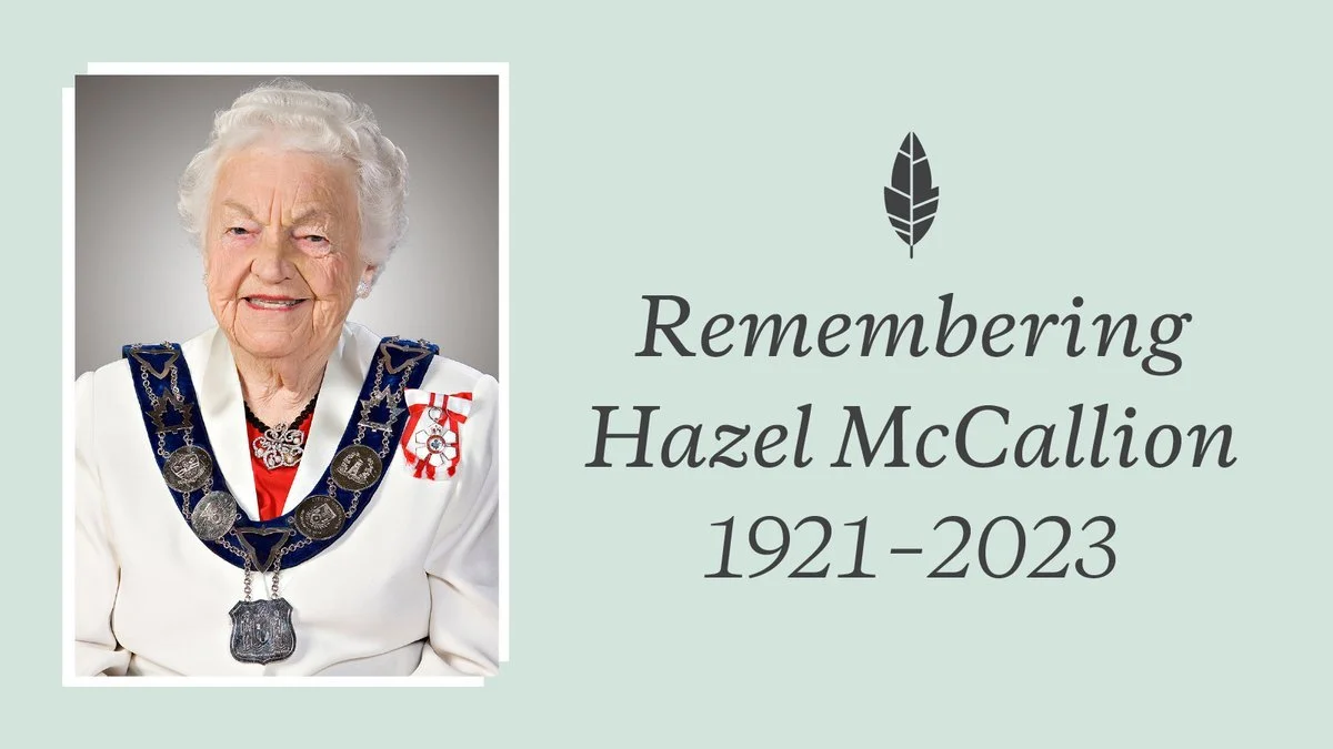 Hazel McCallion's State Funeral to be held on February 14th, 2023