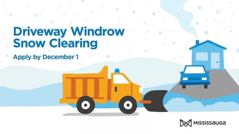 How to Apply for Mississauga's 2023 Driveway Windrow Snow Clearing Program