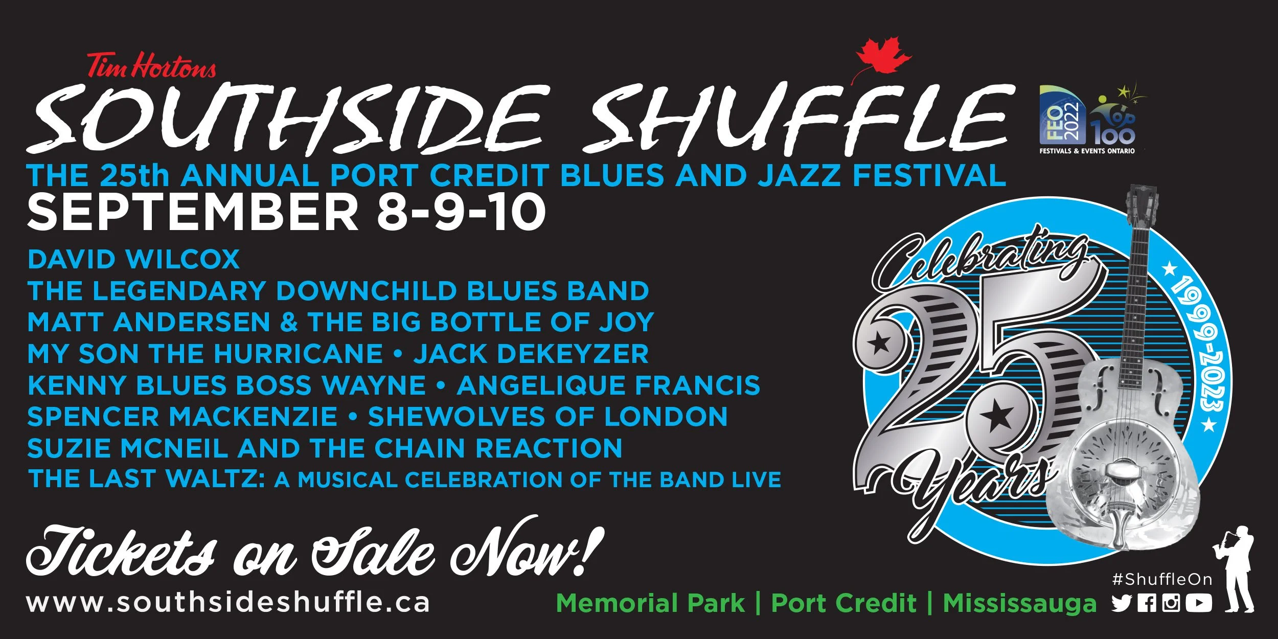 Learn About the 2023 Tim Hortons Southside Shuffle Blues and Jazz Festival 