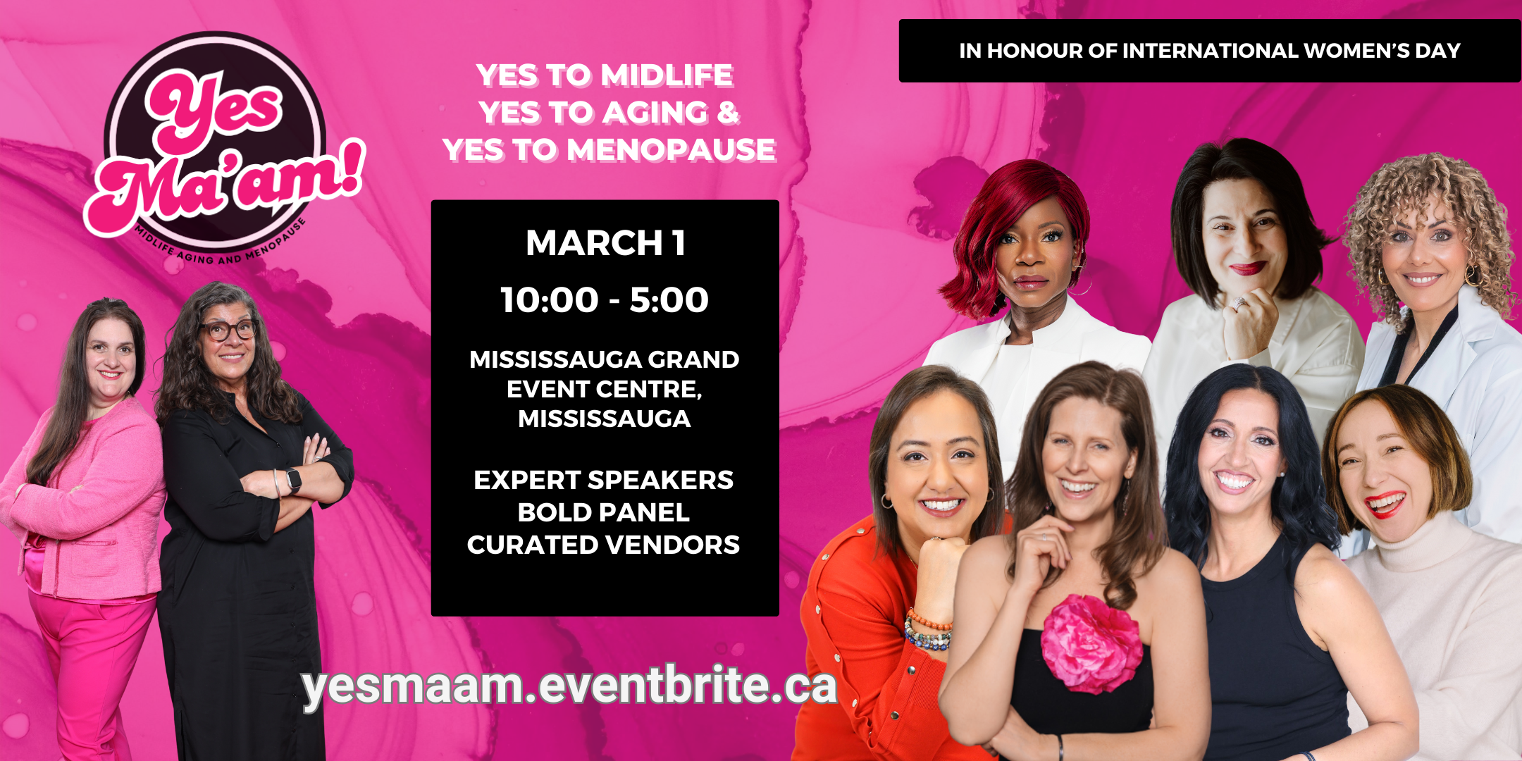 Learn About Mississauga's YES MA’AM: Yes to Midlife, Yes to Aging, Yes to Menopause Event