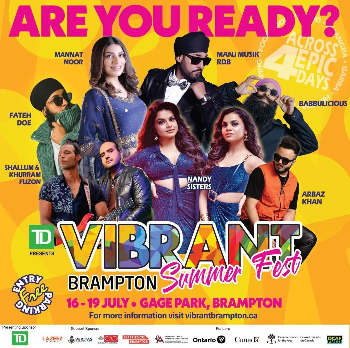 Learn About the 2026 Vibrant Brampton Festival