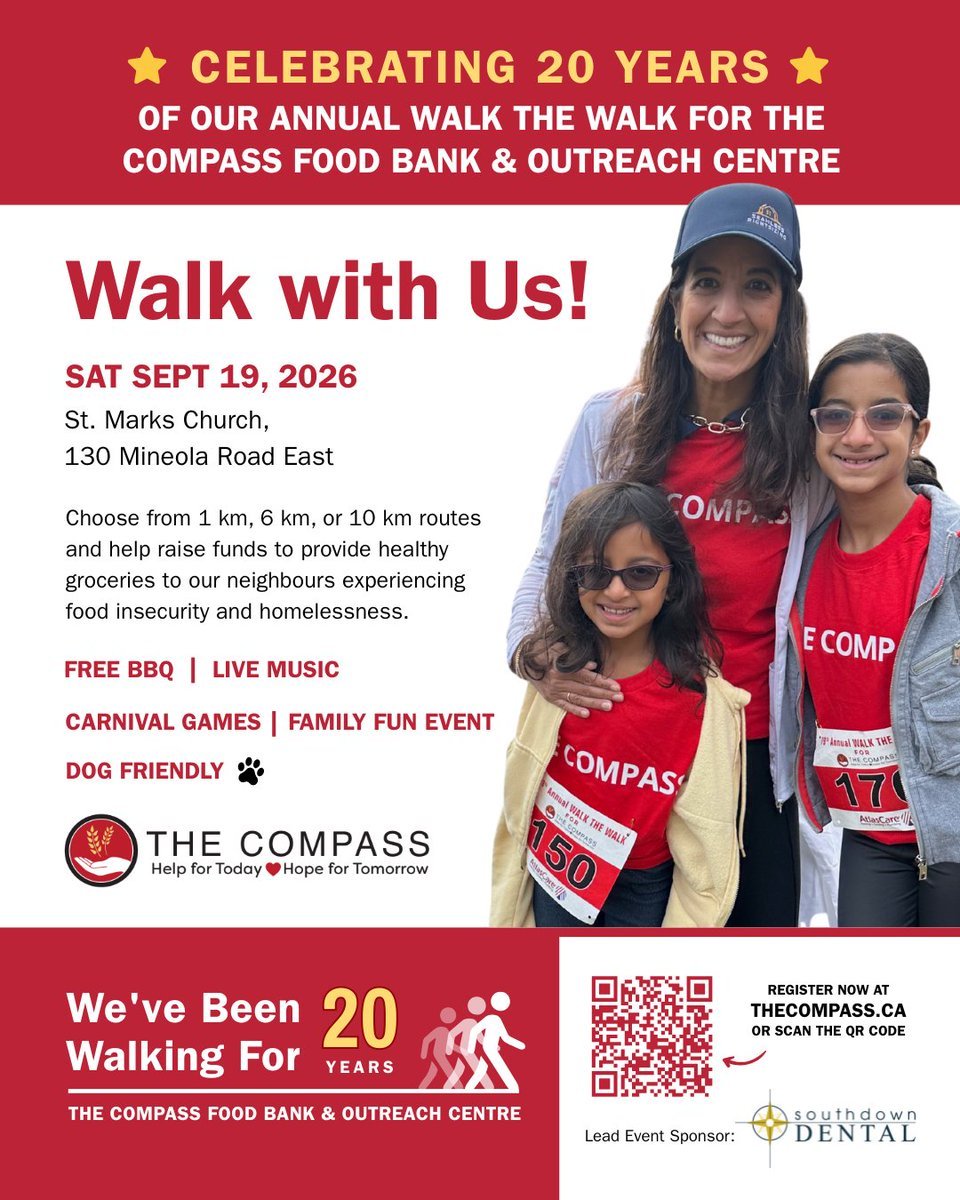 Learn About The Compass Food Bank's 20th Annual Walk The Walk Fundraiser