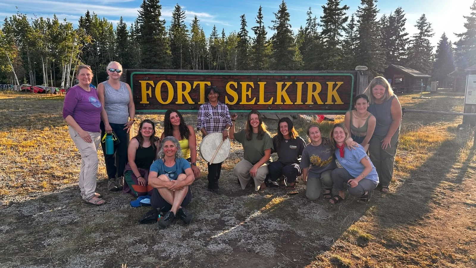 Artemis group at Fort Selkirk