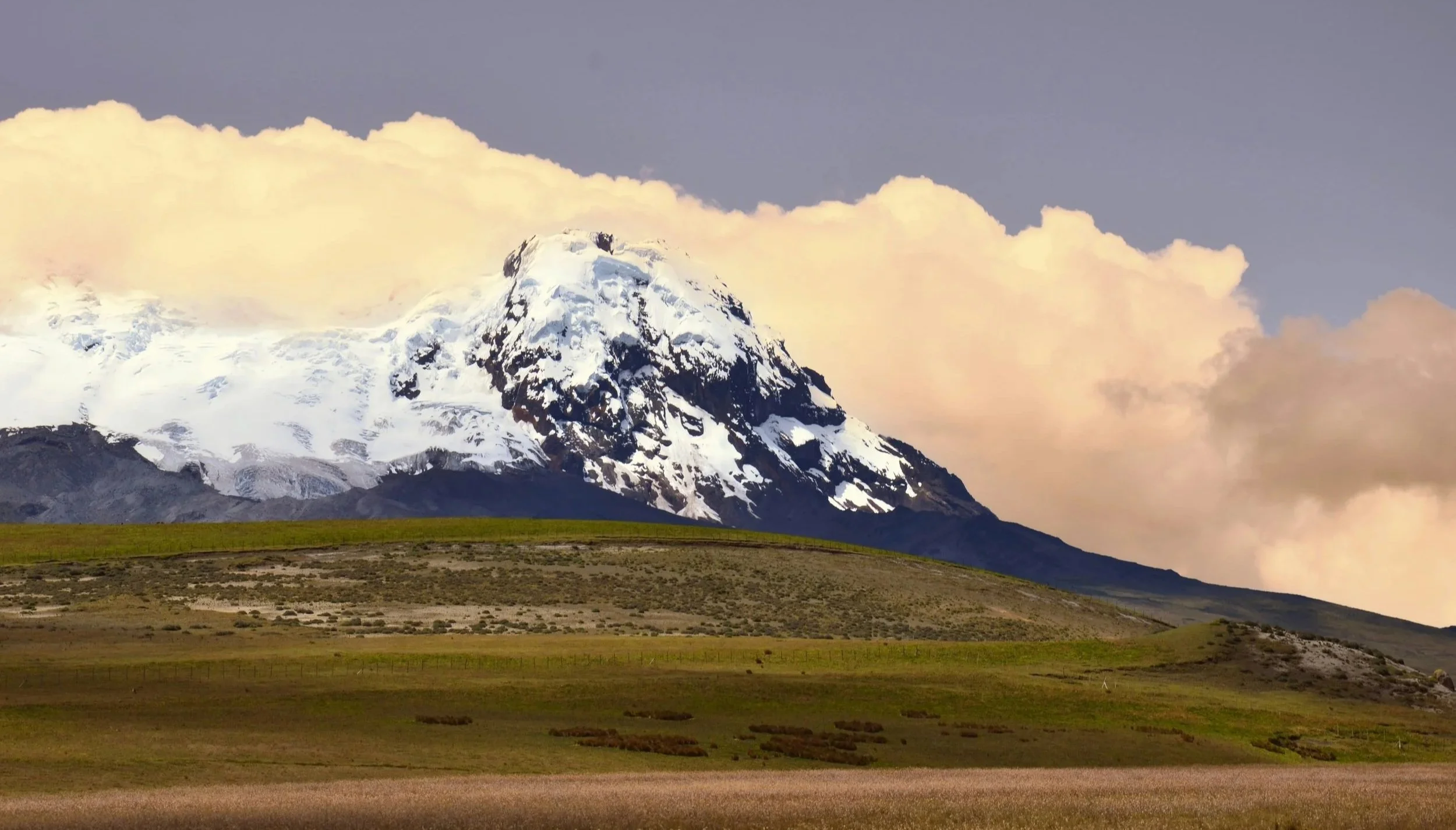 Antisana volcano and Ecuadorian Highlands landscape featured in Gen Z+ adventure travel