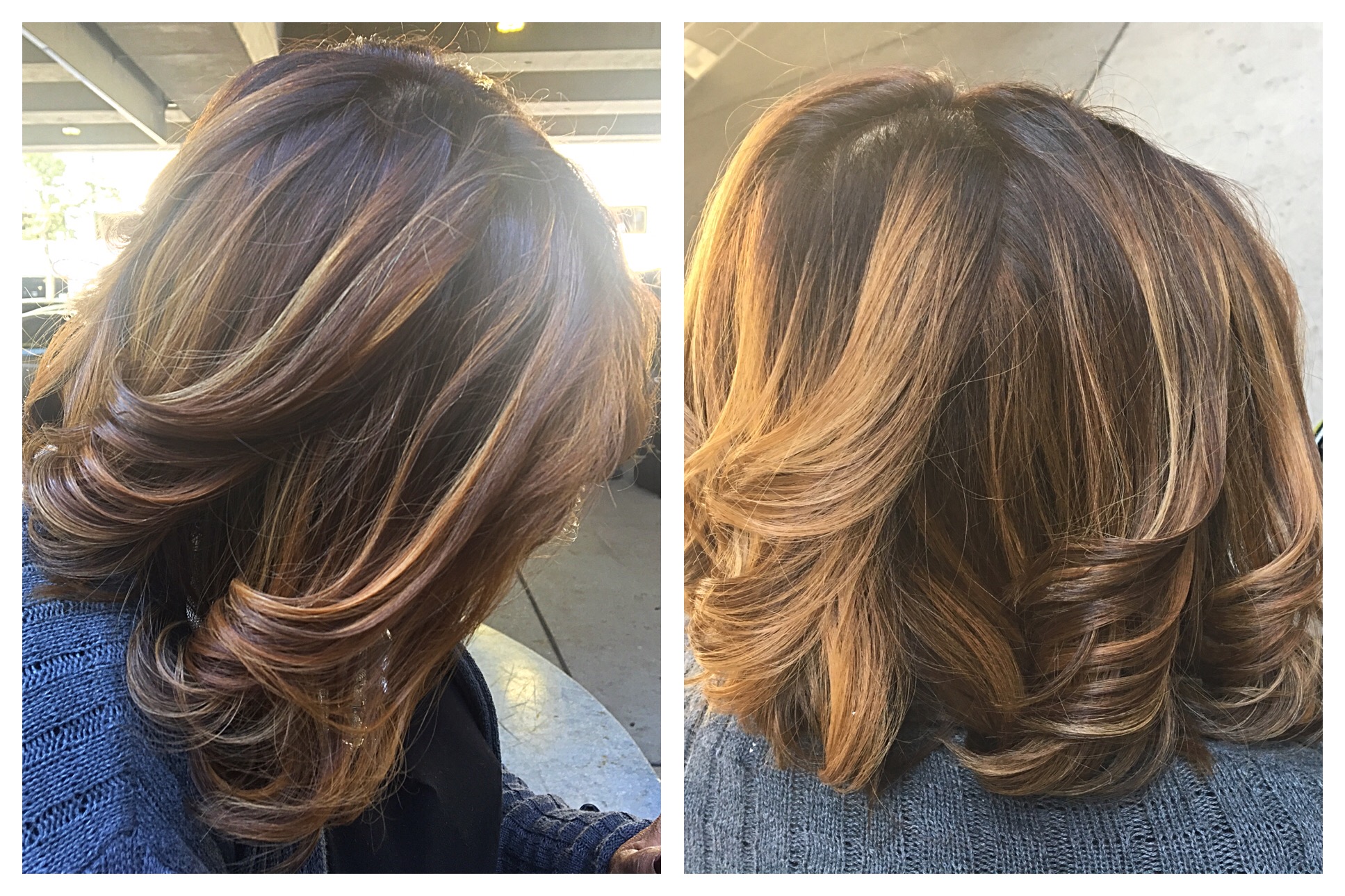 Full Balayage + Haircut + Curling Iron Set