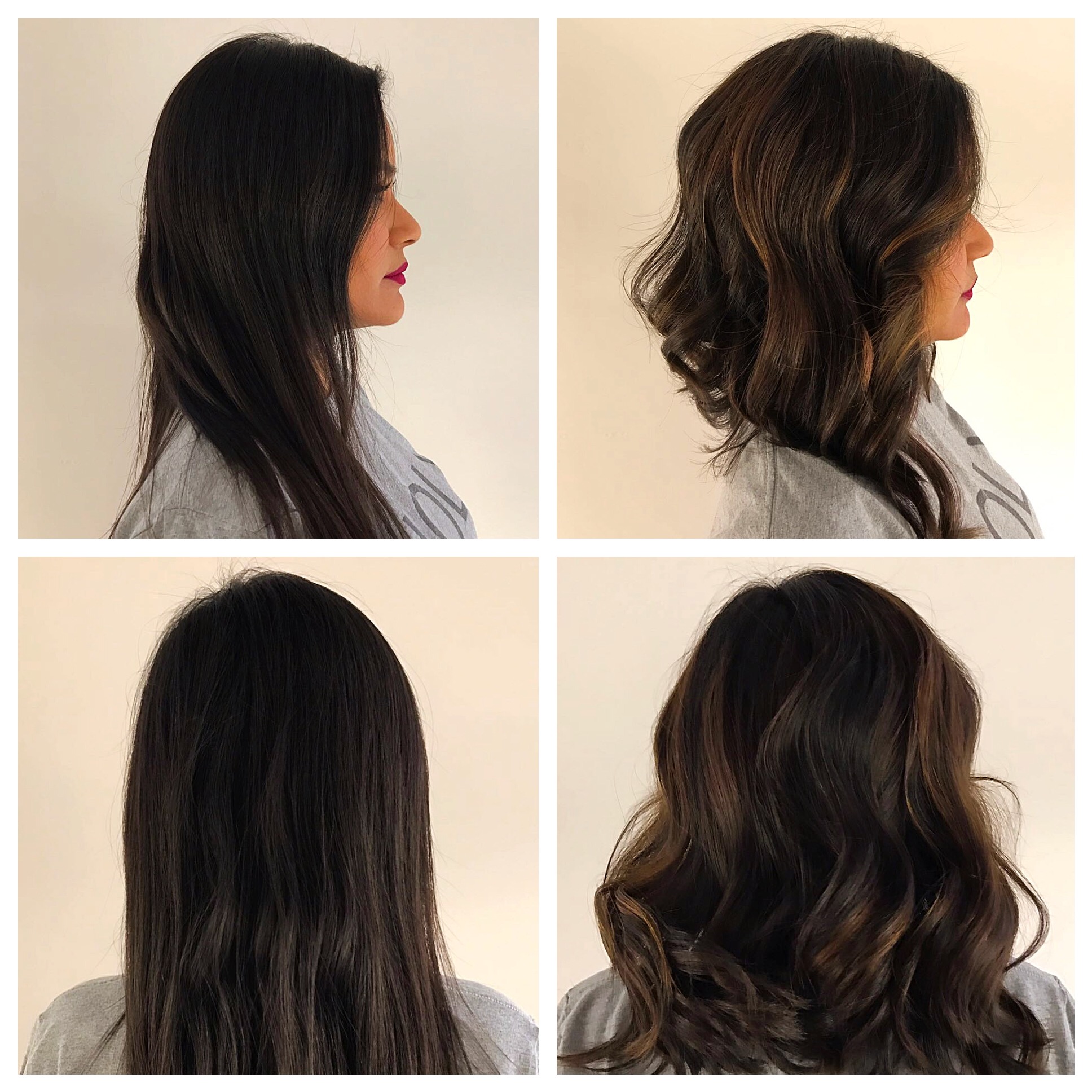 Partial Balayage + Haircut + Curling Iron Set