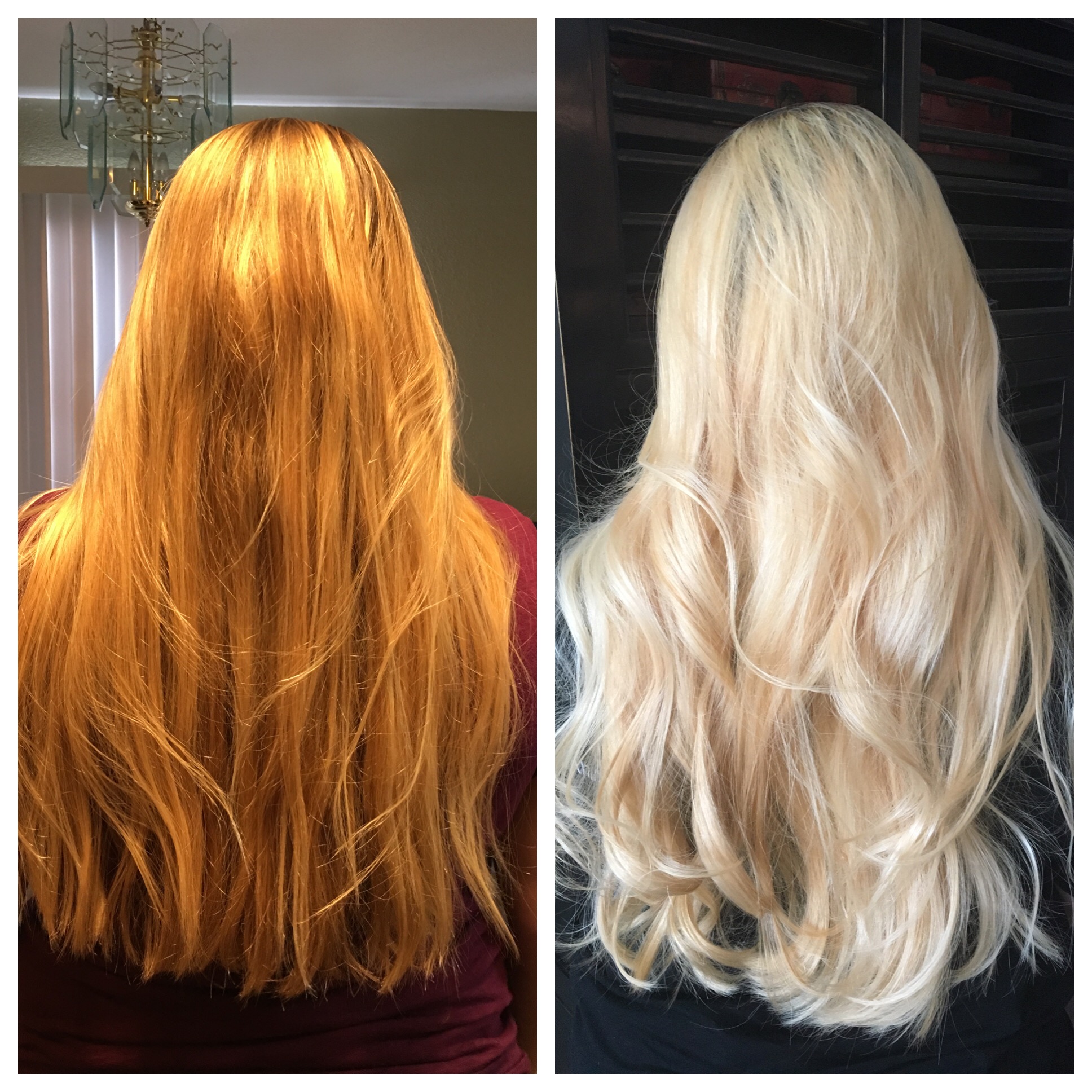 All Over Bleach + Toner + Haircut + Blow Dry