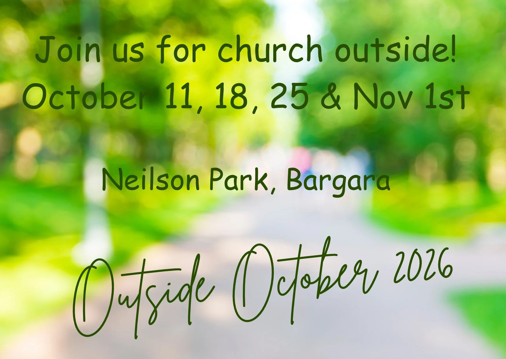 Outside October