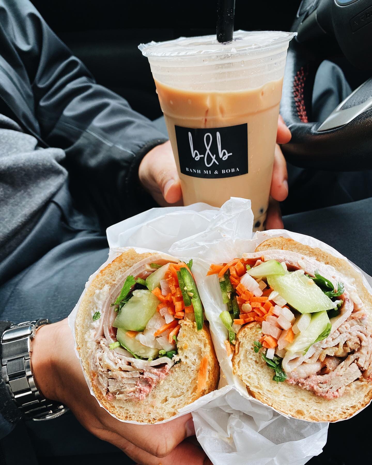 Saturday&rsquo;s are for sandwiches! 

Grab a pork sandwich @banhmi.boba &amp; head over to the park 🌳🧋🌞 

Link in bio to watch us eat ours! ✌🏽