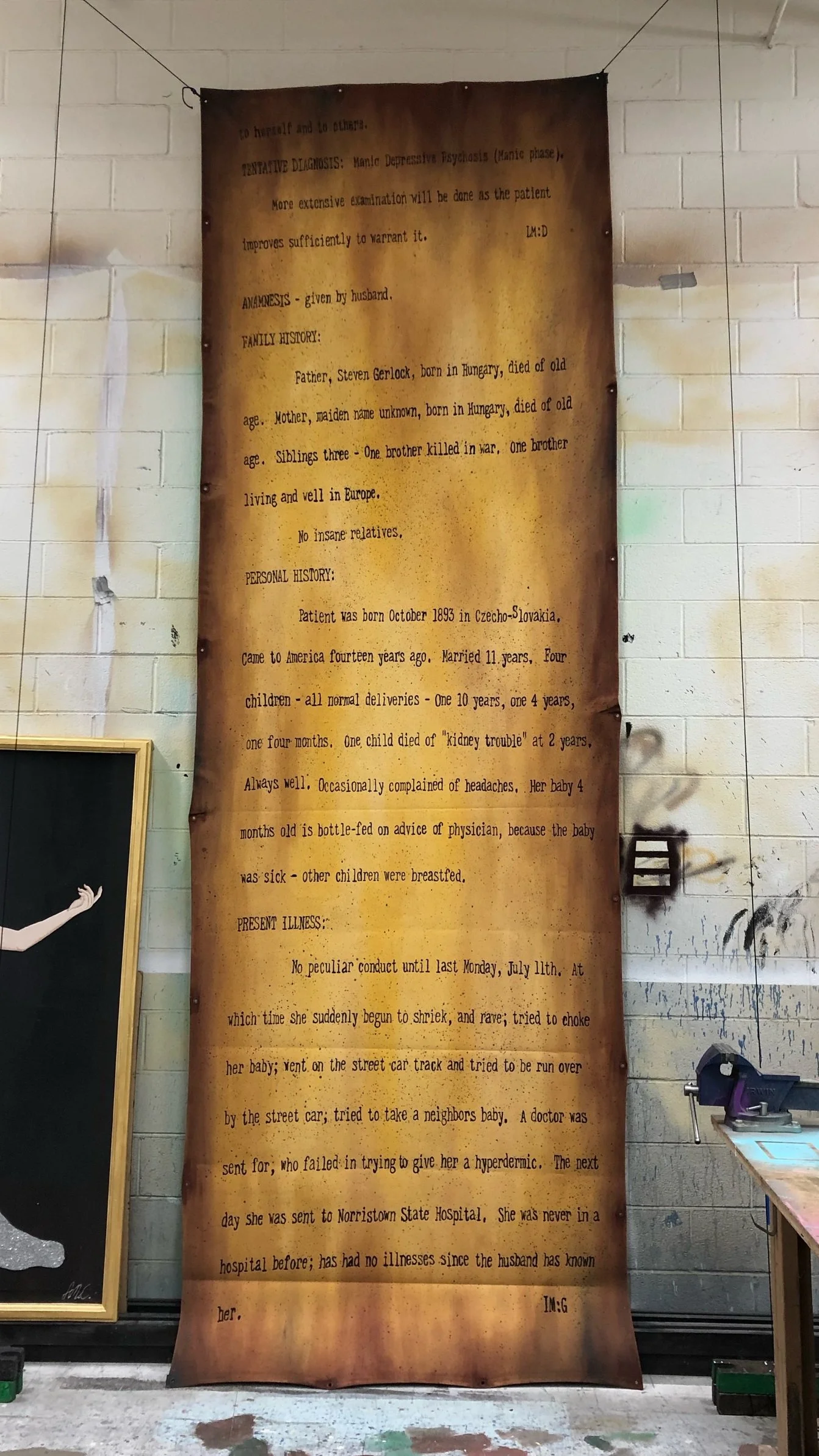 Ground Cloth for Asylum Song