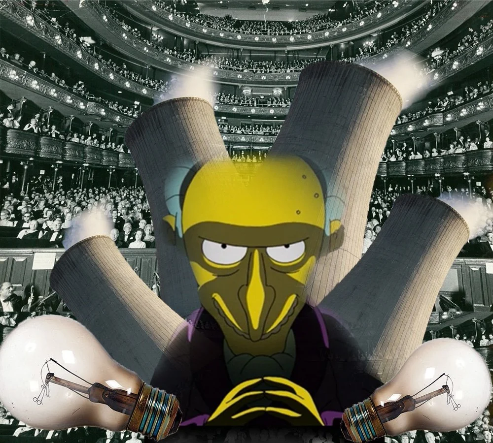 Concept Collage for Mr. Burns: A Post Electric Play