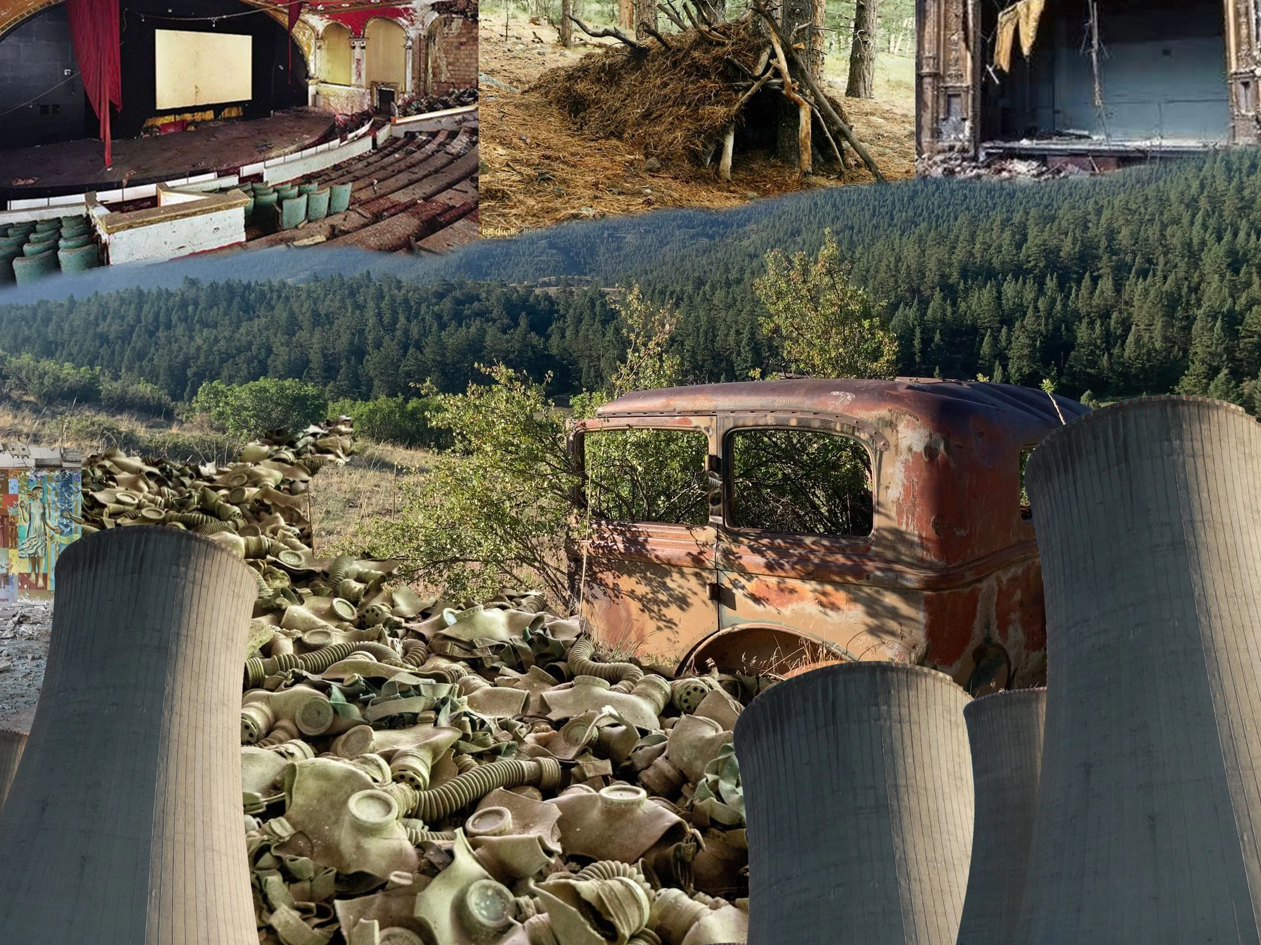 Scenic Collage for Mr. Burns: A Post Electric Play