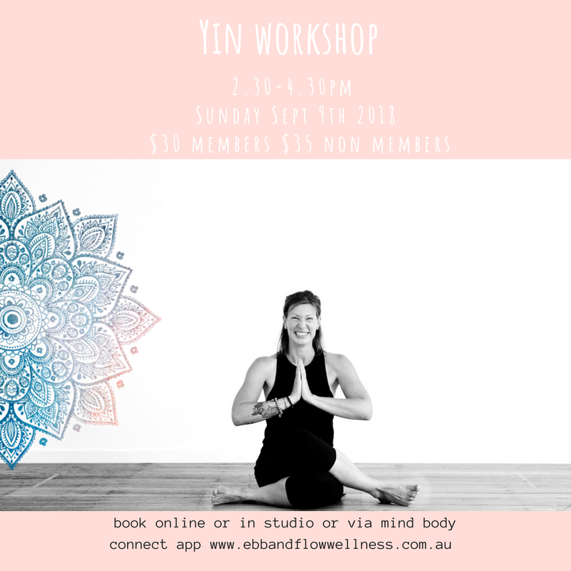 Yin 2hr Class with Sigrid