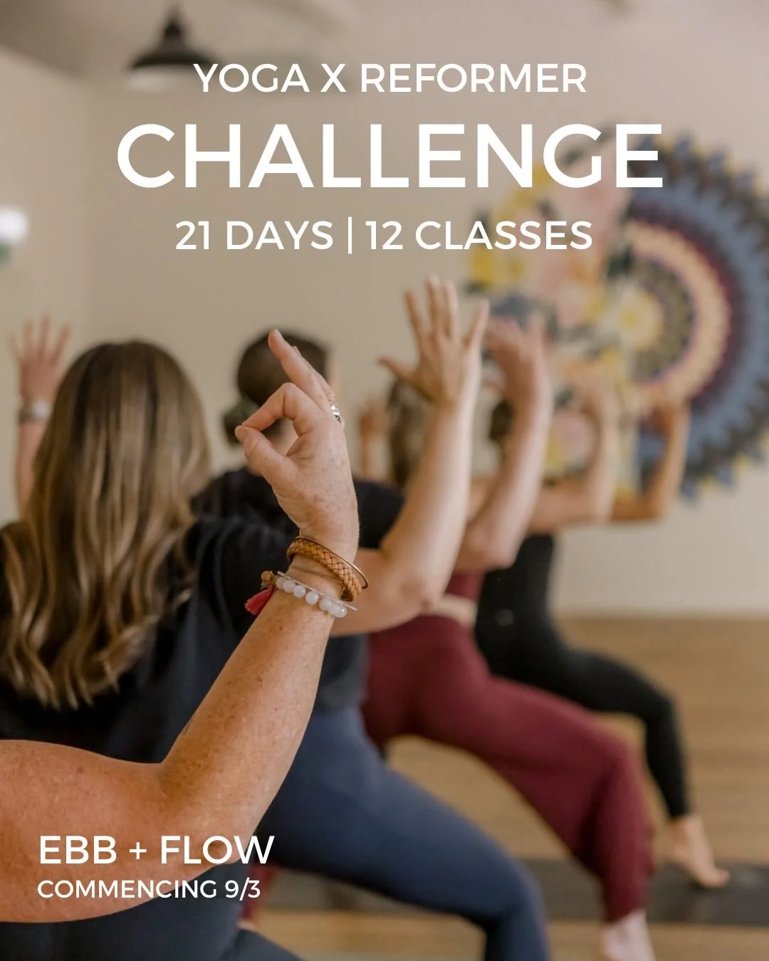 🙌🏼 21-Day Movement Challenge - Starts Monday 9th March

Commit to 12 classes in 3 weeks and celebrate movement, self-care, and consistency! Join us for yoga, reformer, or a mix of both - whatever feels good for you.

How it works:
🫶🏼Attend any 12