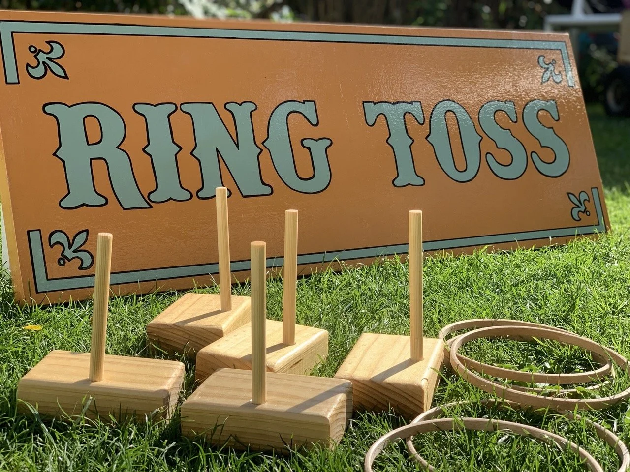Ring Toss Fundraising Family Event Fete Game Hire