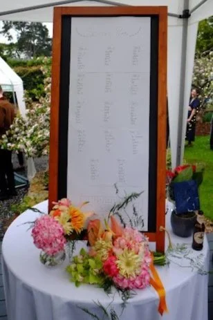 Chalkboard Tableplan Wedding Event Hire