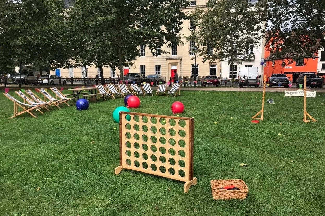 Deck Chair, Garden &amp; Fete Games Team Building Event Hire