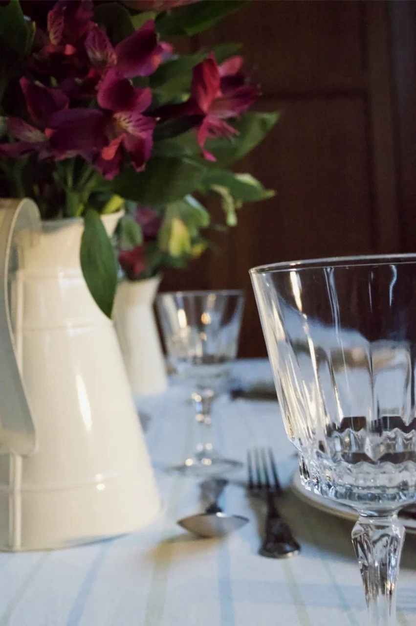Vintage Wine Glasses &amp; Tin Jug Party &amp; Afternoon Tea Event Hire