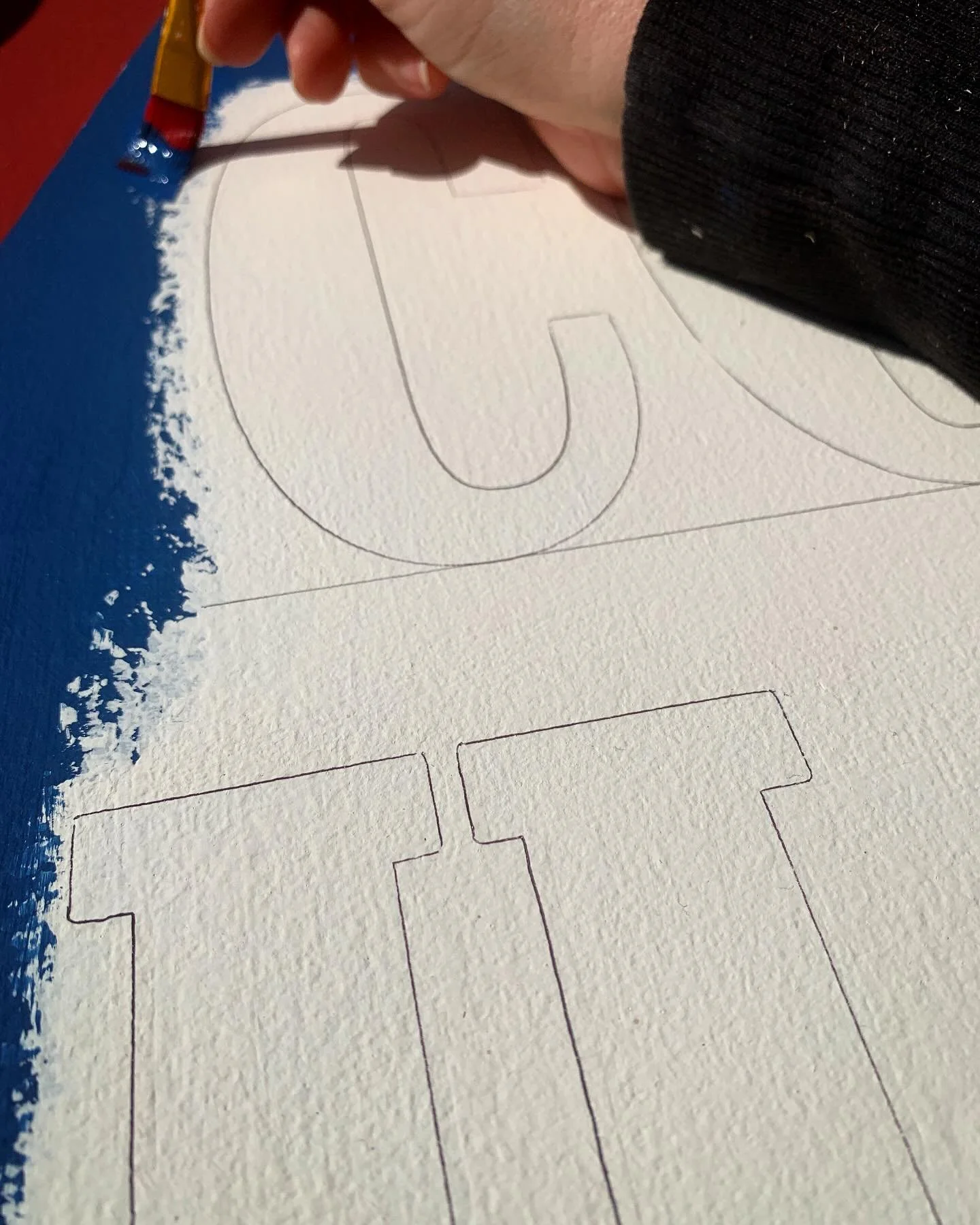 It&rsquo;s so popular we are making more! Our quality regulation size Corn Hole game! Taking advantage of the ☀️sun☀️ and painting outside. 
#cornhole #springishere #gardengames 
.
.
.
.
.
#valentinahire #props #prophire  #games #gameshire #fetegames