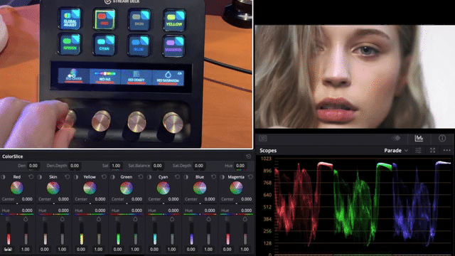 Davinci Resolve Color Panel Stream Deck Plus Mac — sideshowfx