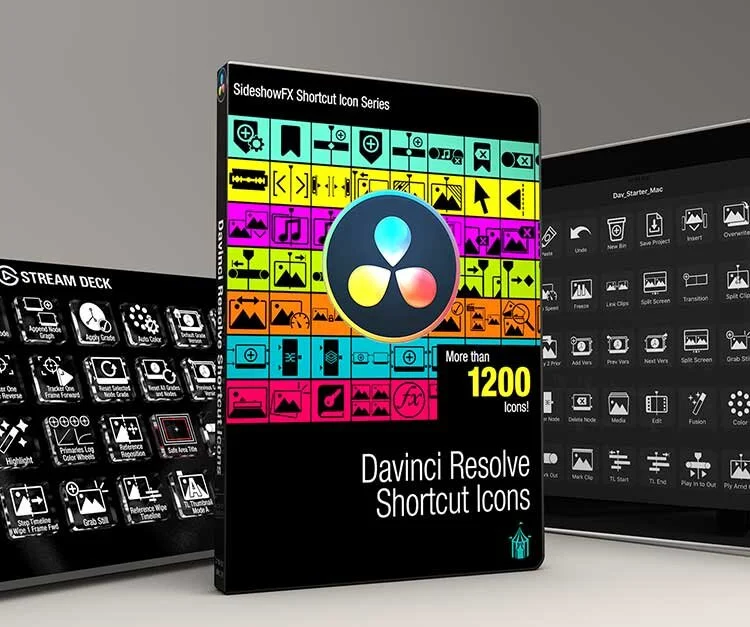 Davinci Resolve Shortcut Icons Complete Collection Sideshowfx