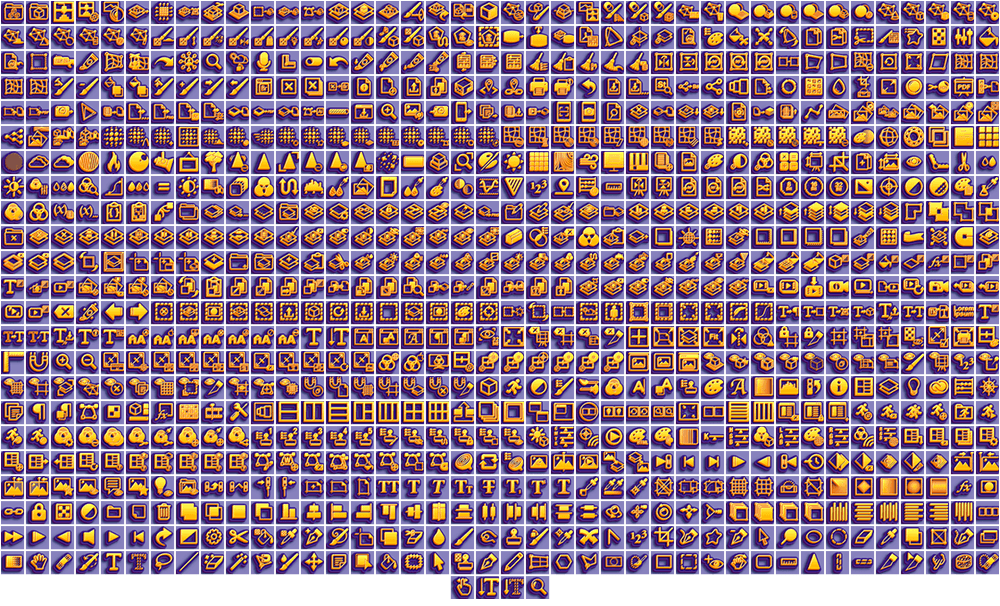 LB - PSD Arcade Chunky Munkey All Icons — sideshowfx