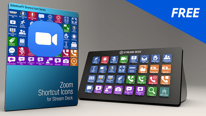 Zoom Shortcut Icons Stream Deck Mini – The Perfect Controller — sideshowfx