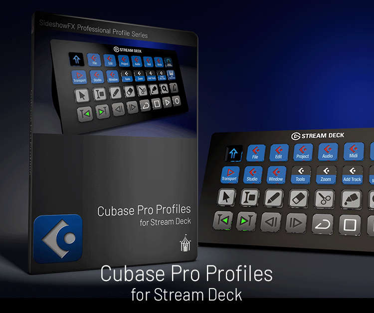 Cubase Pro Profiles for Stream Deck V2.3 — sideshowfx
