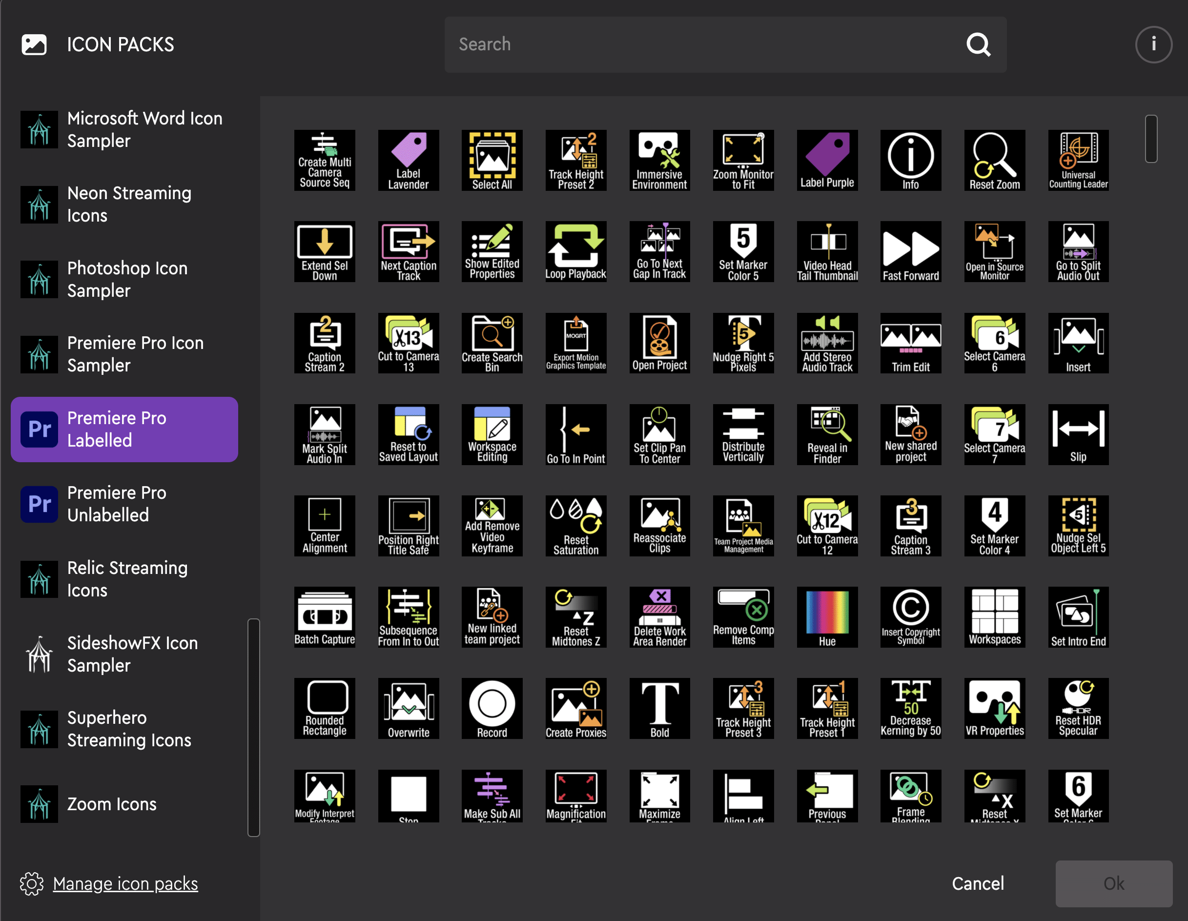 Premiere Pro Profiles Loupedeck — sideshowfx