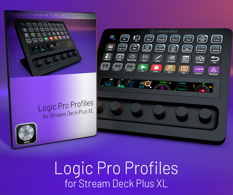 Logic Pro Stream Deck Plus XL Upgrade — sideshowfx