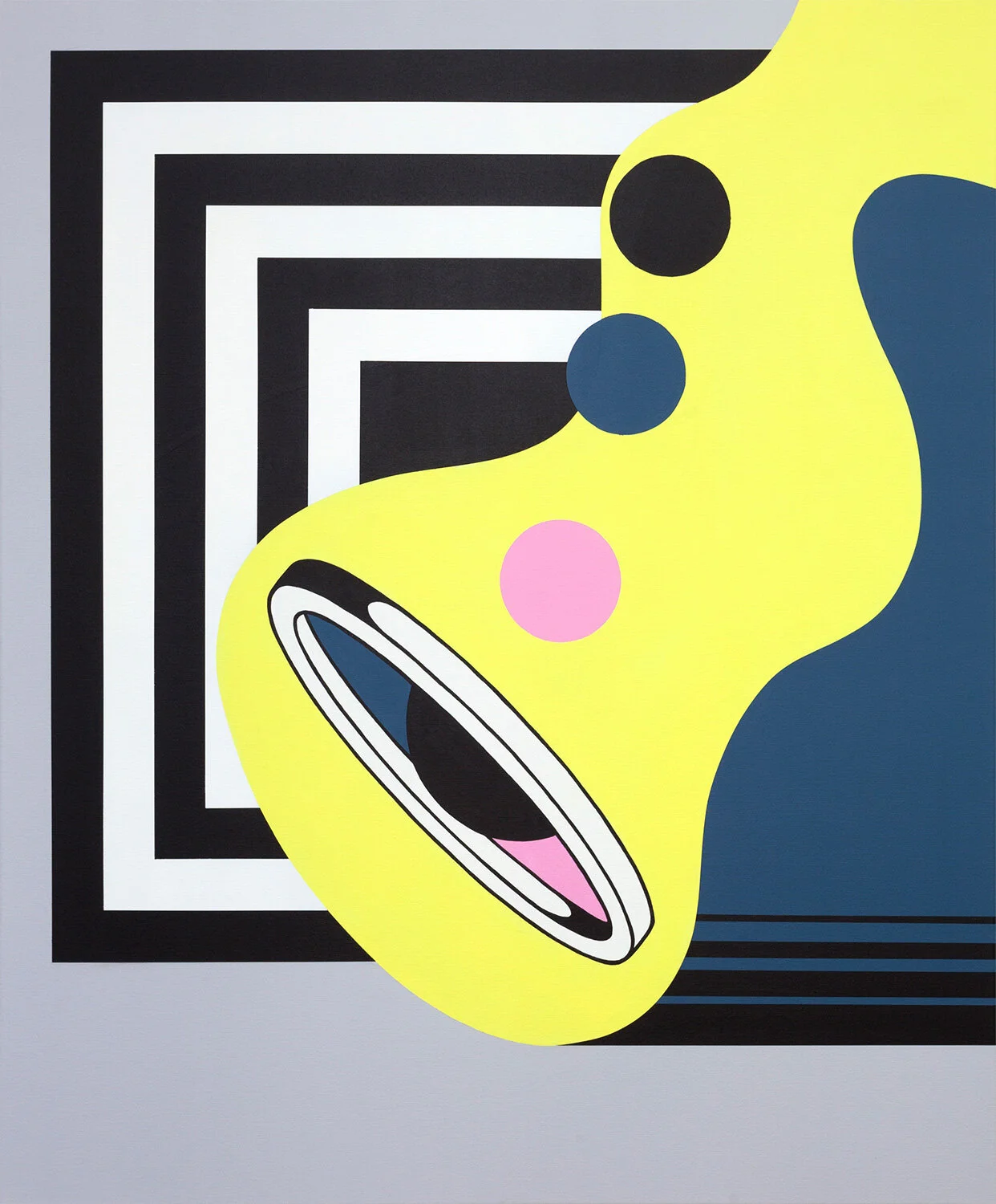 Algorithmus – 100x120cm, acrylics on canvas, 2019