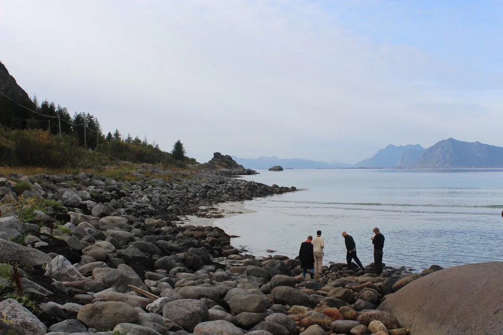 Kunsnarar på research i Lofoten