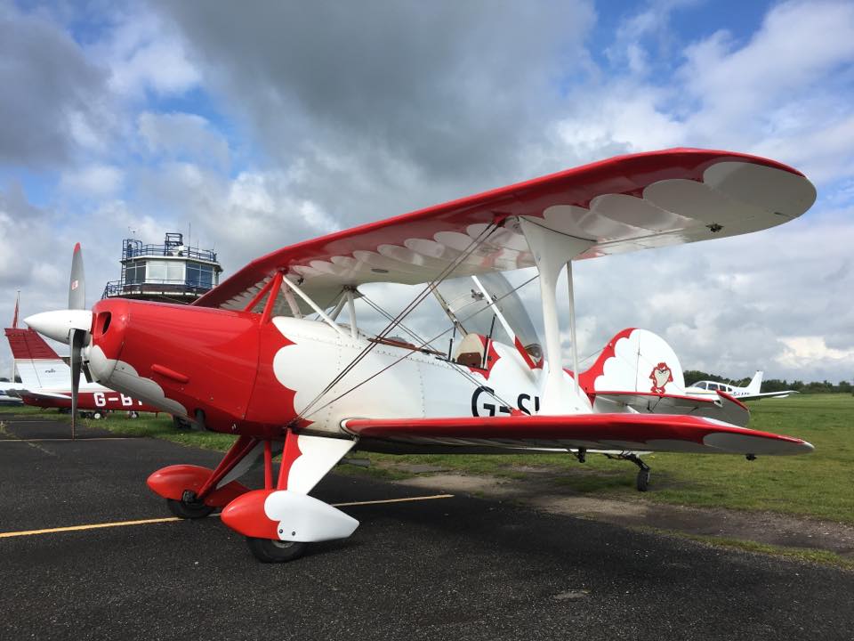 The aircraft on a better day