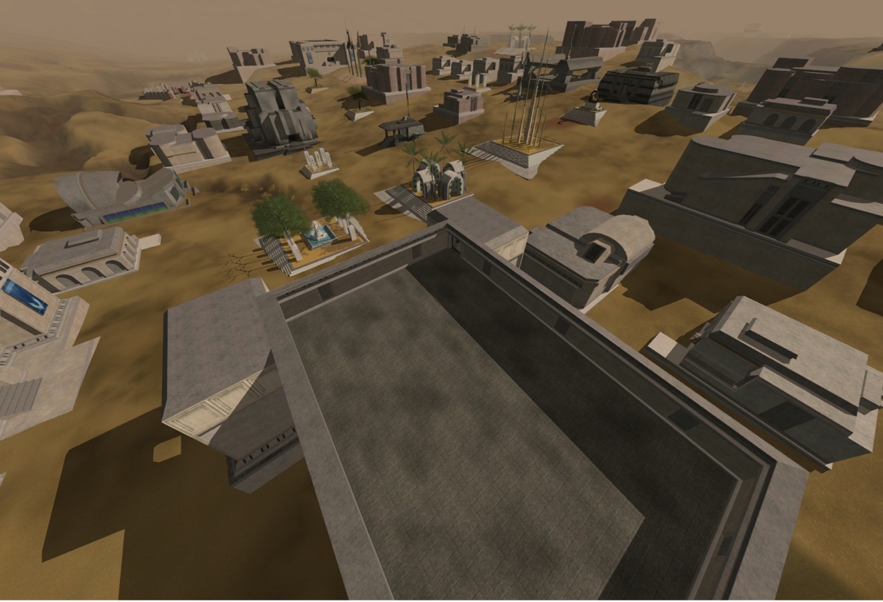 A player-made city