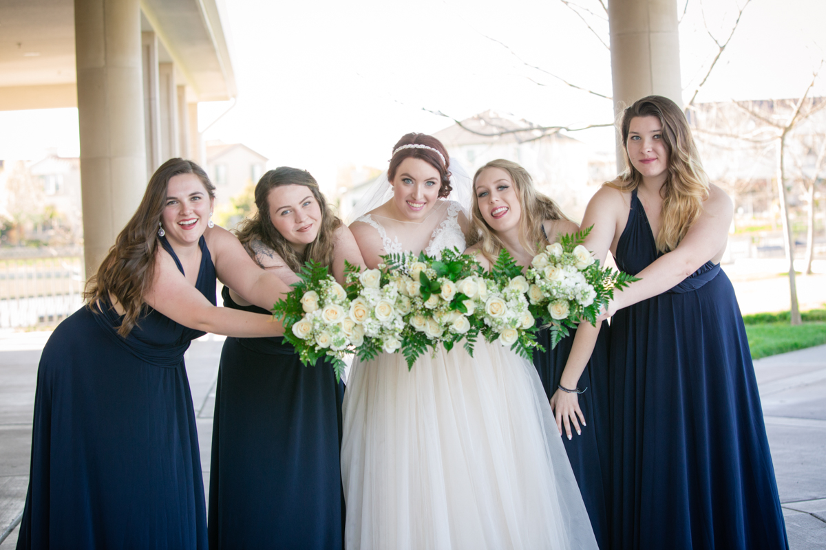 Bridesmaids and Bouquets