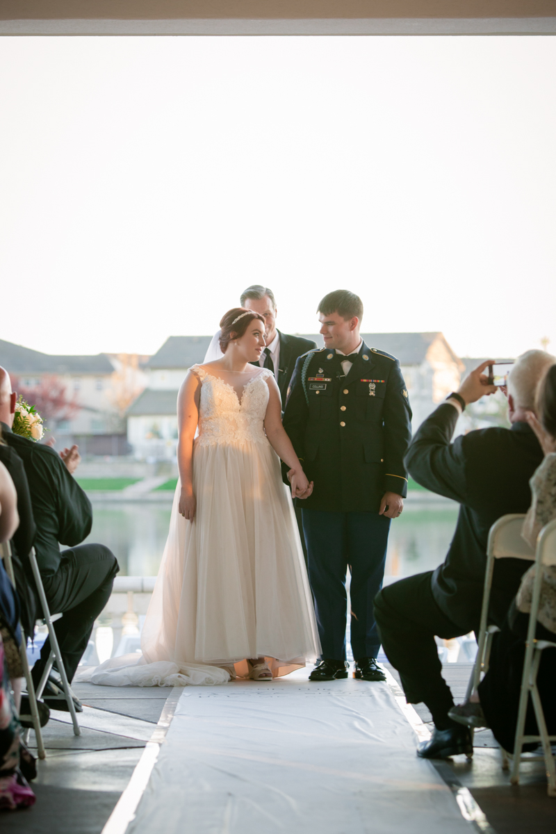 Walking down the isle