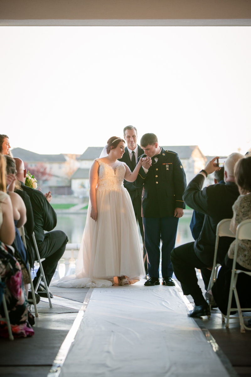Walking down the isle
