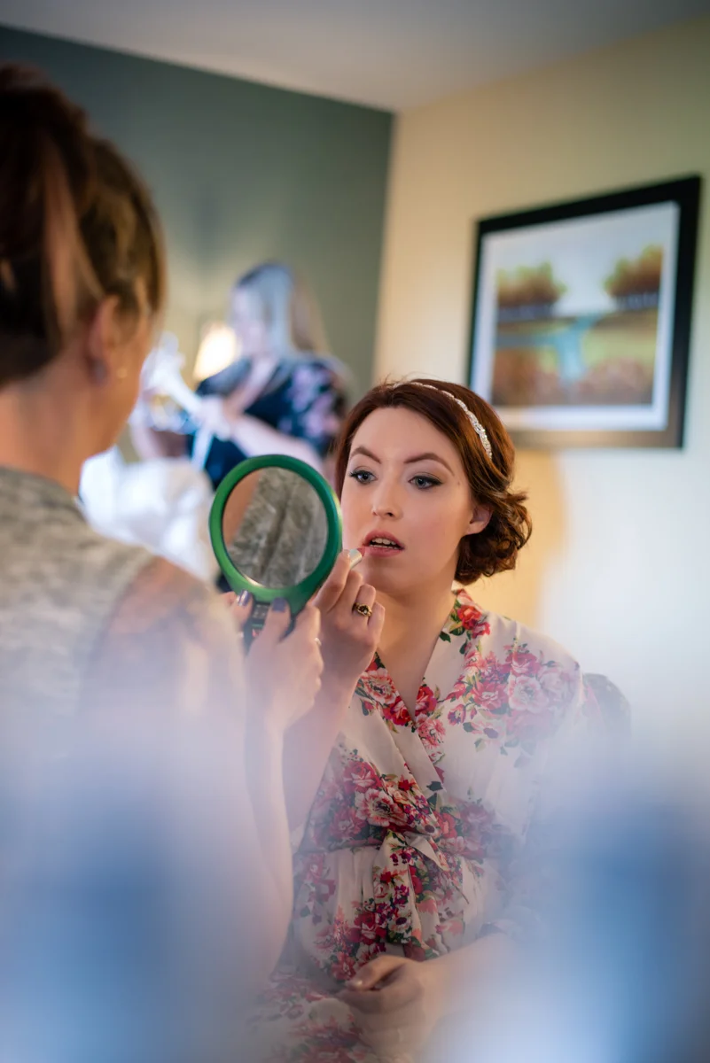 Lindsey getting ready for her big day! 