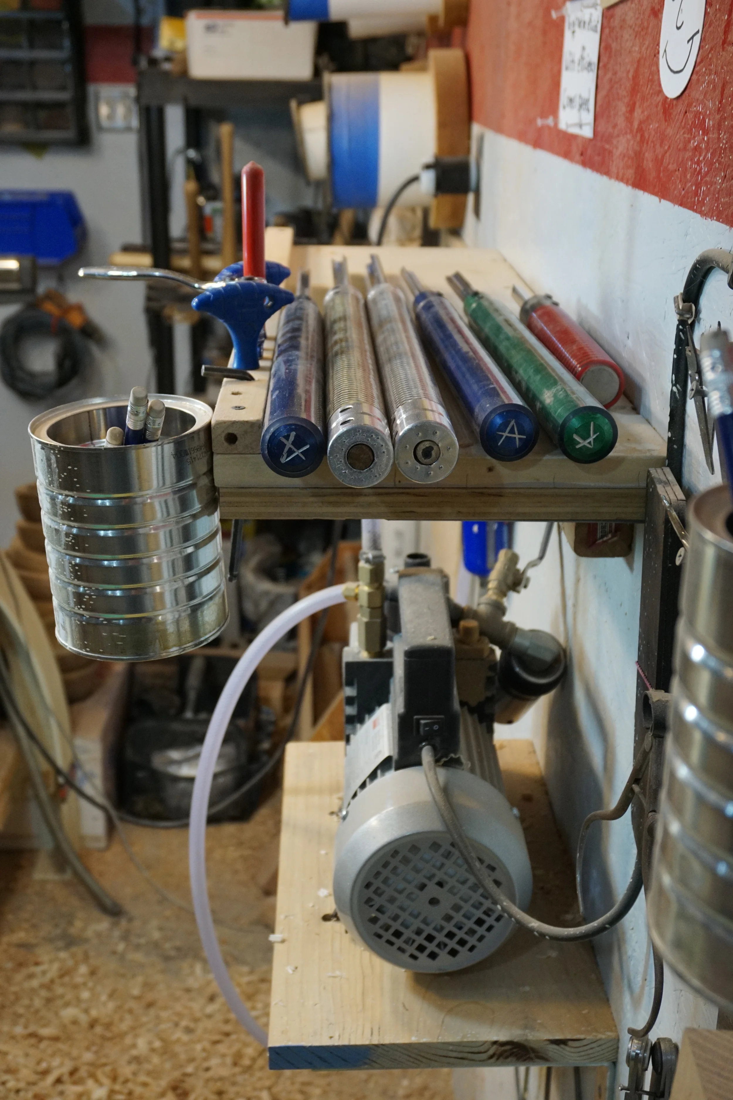 Turning tools and vacuum pump