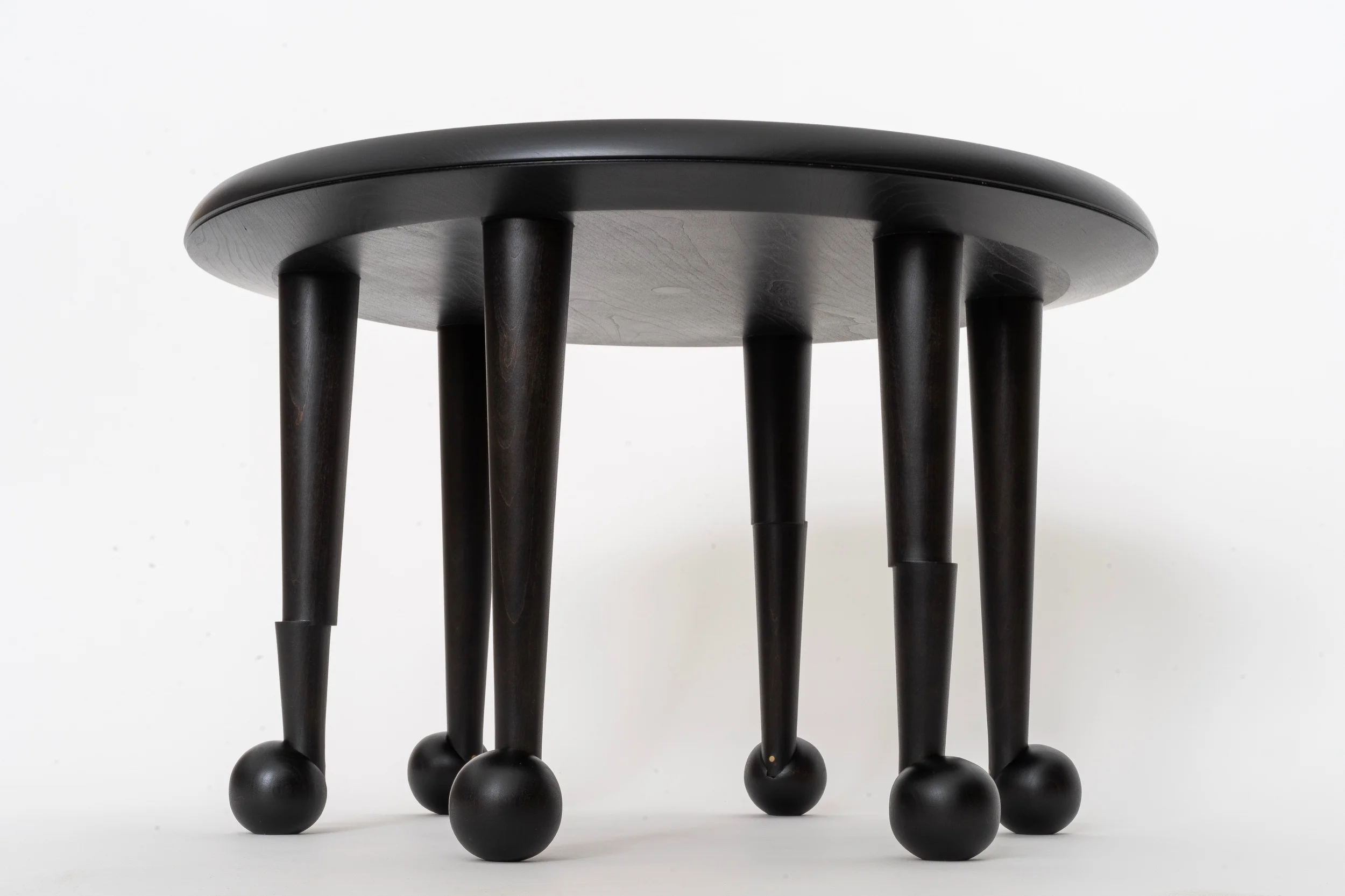 Offset Ball Foot Low Table