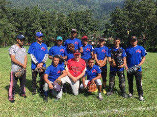 Nepal’s Army Police Force team wearing Mill Valley Senior Minors uniforms