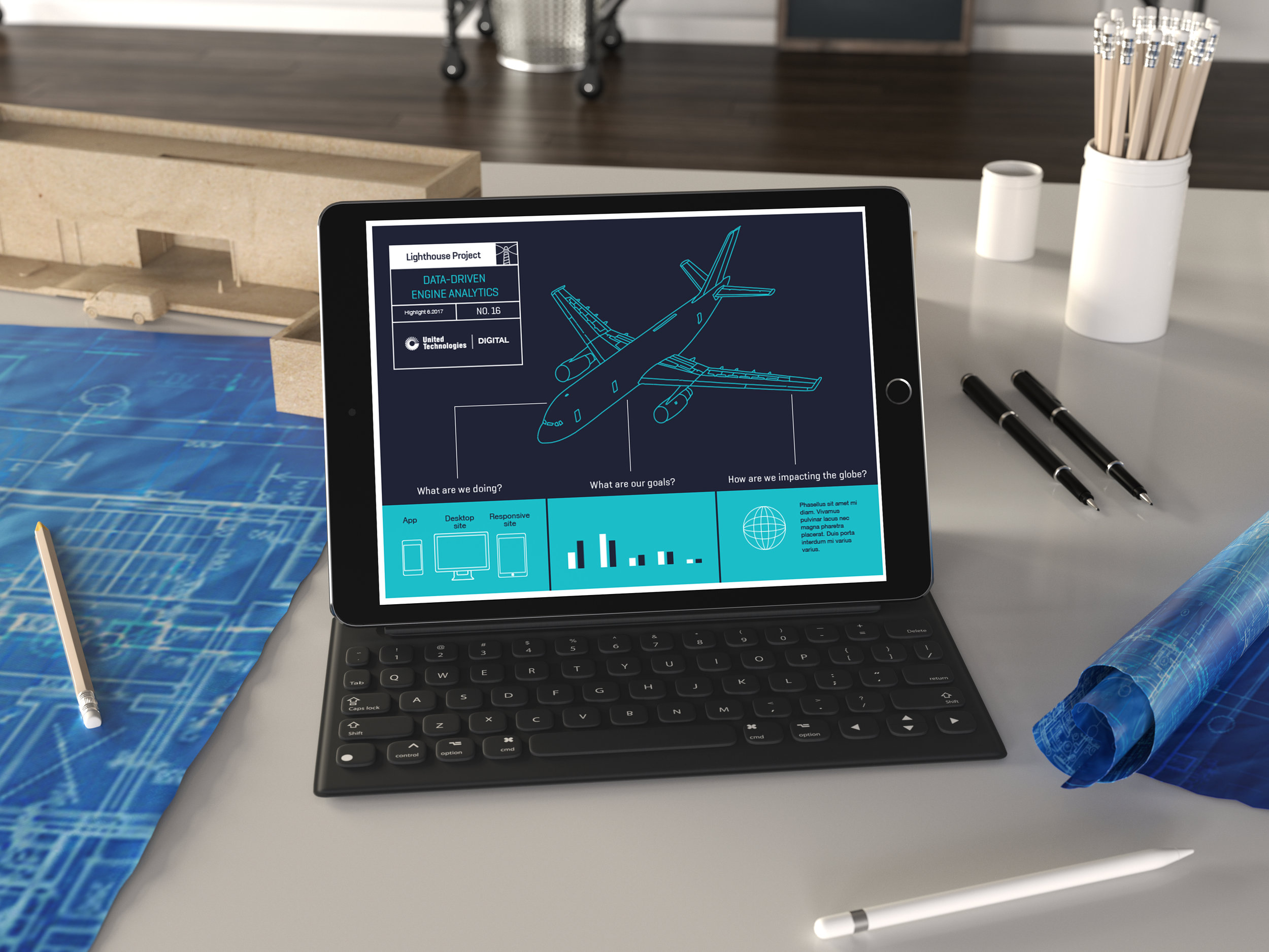 United Technologies Digital Infographic