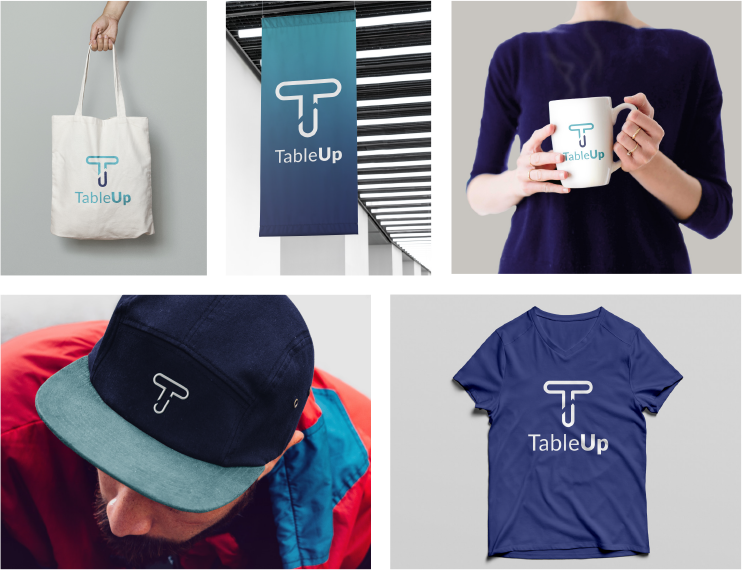 Logo in use: branded collateral