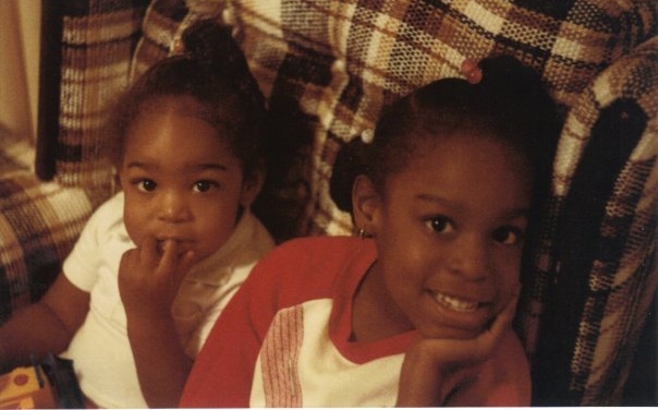 Me and my little sister (circa 1986)