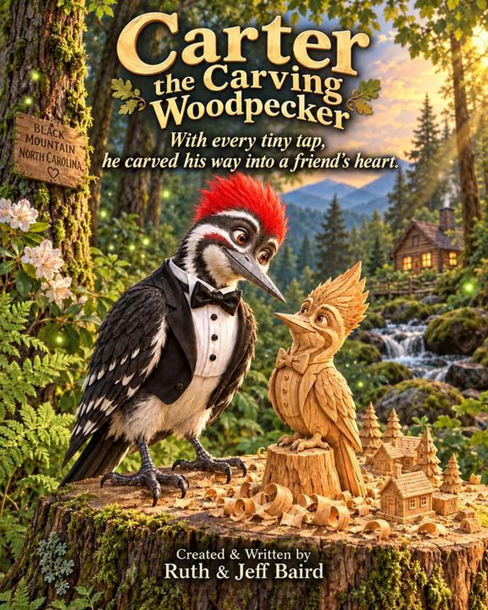 Carter the Carving Woodpecker