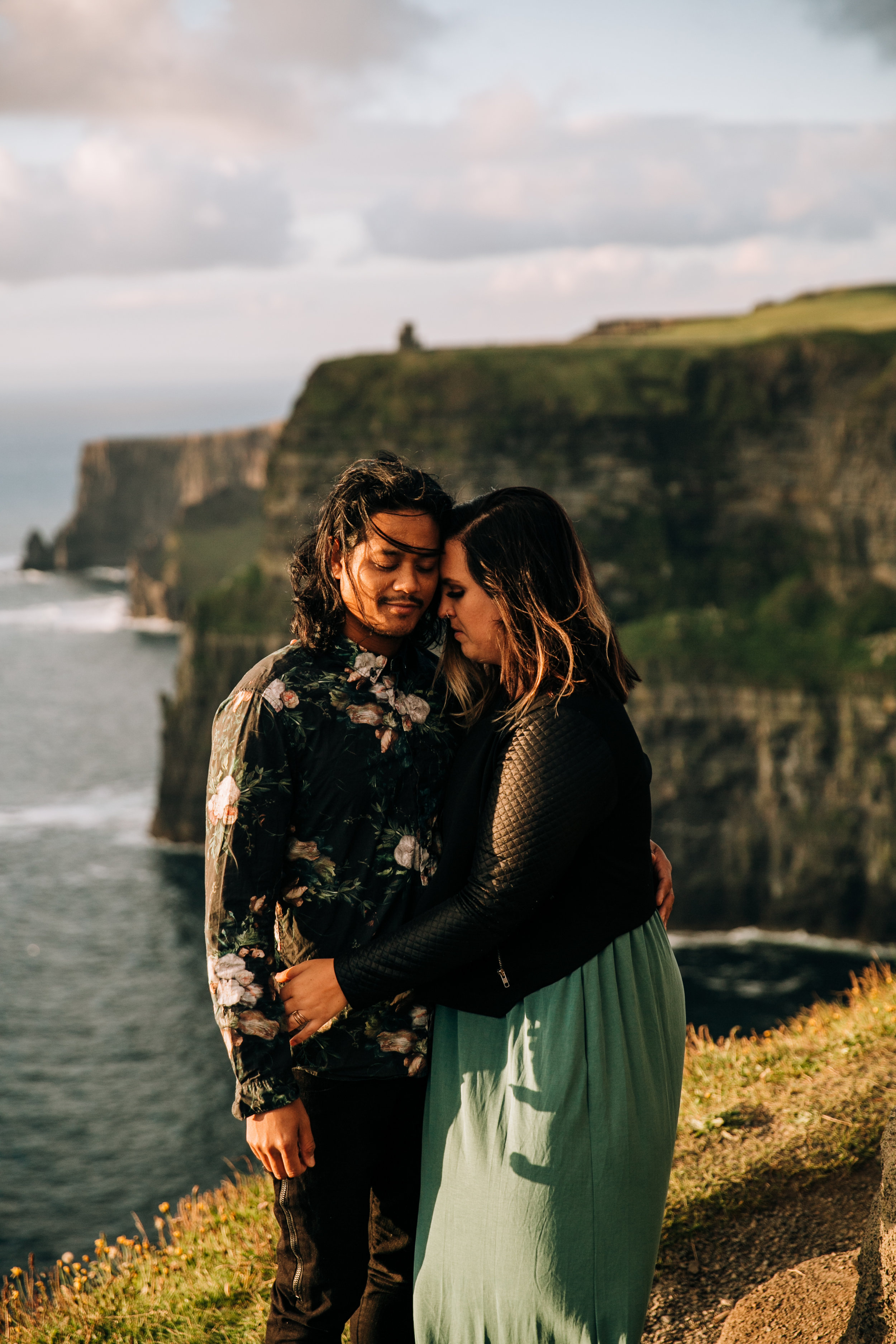 Ireland Engagement Photographer, Cliffs of Moher Engagement Photographer, Engagement Photos at Cliffs of Moher, Ireland Anniversary Photographer, Cliffs of Moher Anniversary Photographer, Ireland