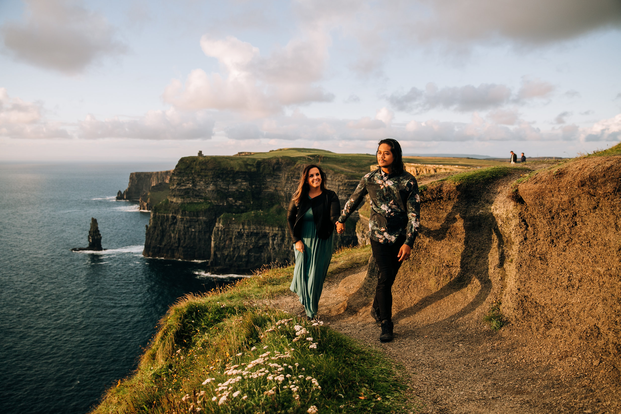 Ireland Engagement Photographer, Cliffs of Moher Engagement Photographer, Engagement Photos at Cliffs of Moher, Ireland Anniversary Photographer, Cliffs of Moher Anniversary Photographer, Ireland